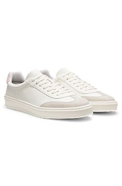 BOSS BY BECKHAM sneakers in leather and suede