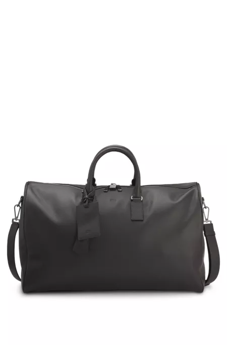 BECKHAM x BOSS holdall in grained leather