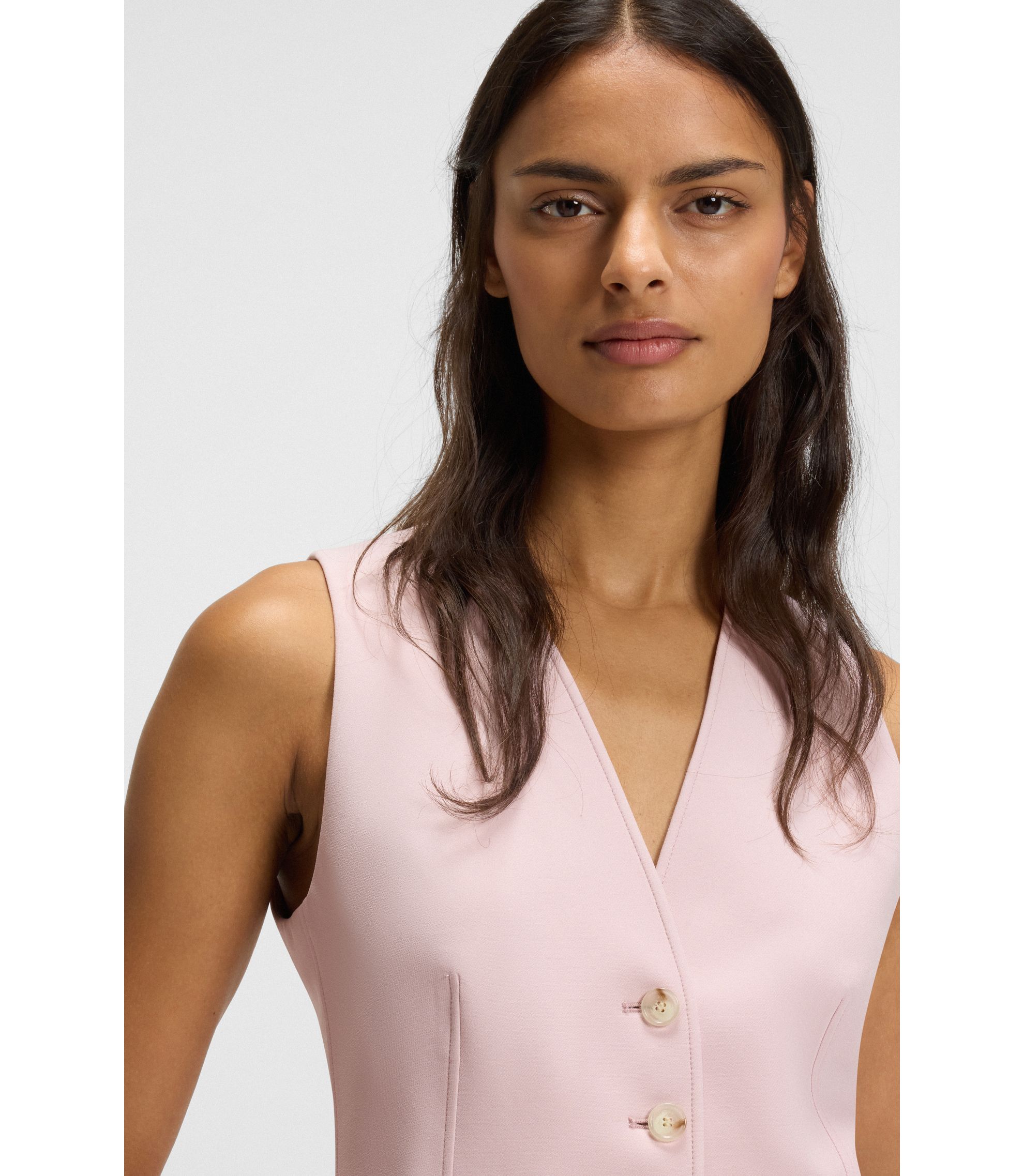 BACK RIBBON FUR VEST BirthdayBash BIRTHDAY BASH ♡ BACK RIBBON FUR