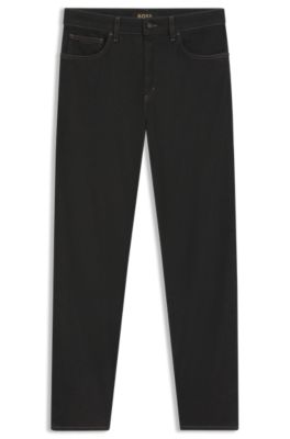 BOSS x ASTON MARTIN jeans with aluminium overdye, Black