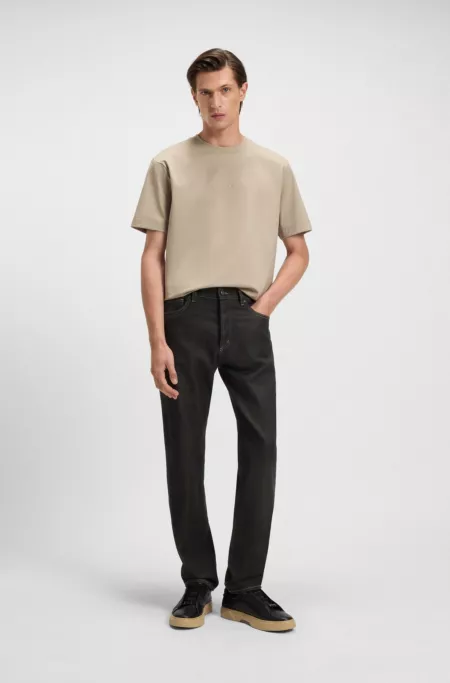 BOSS x ASTON MARTIN jeans with aluminium overdye