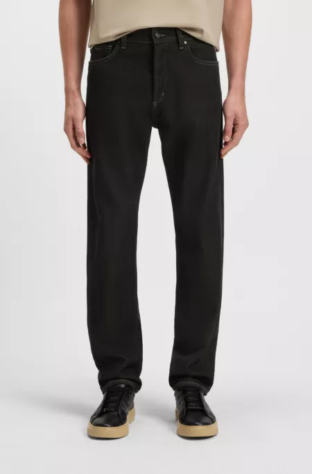 BOSS x ASTON MARTIN jeans with aluminium overdye