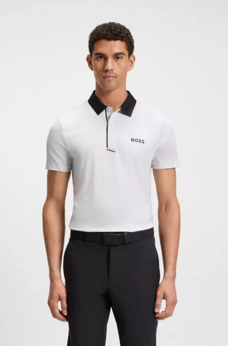 Paddy polo shirt in quick-dry stretch jersey