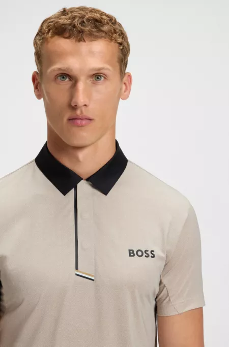 Paddy polo shirt in quick-dry stretch jersey