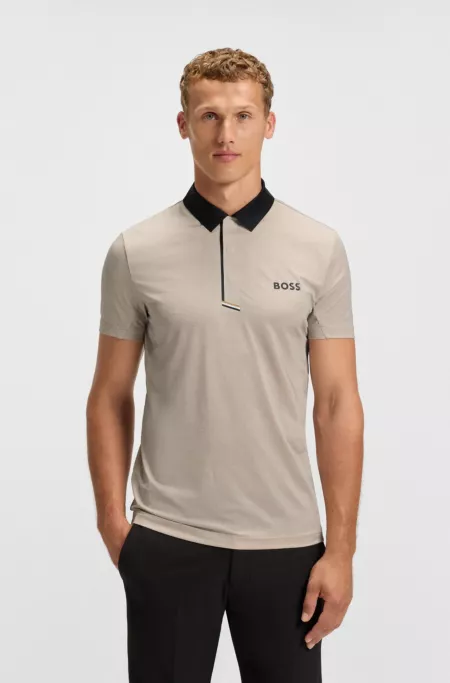 Paddy polo shirt in quick-dry stretch jersey