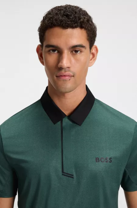 Paddy polo shirt in quick-dry stretch jersey