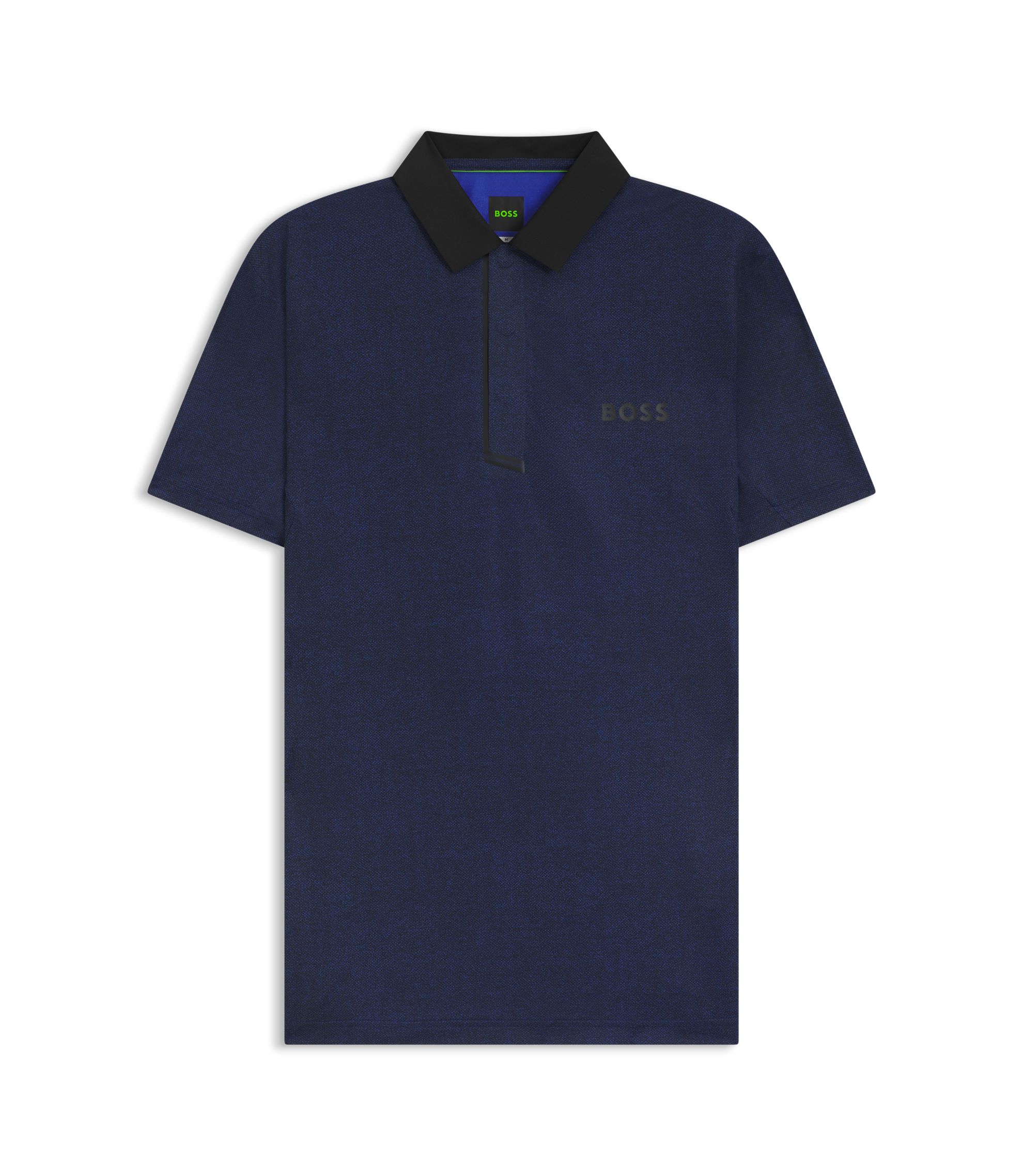 Hugo BOSS Paddy Pro ネイビー ポロシャツ BOSS - Active Paddy regular-fit polo shirt in quick-dry stretch