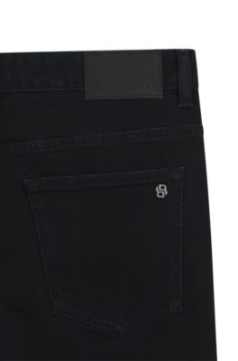 Delaware blue slim-fit jeans in comfort-stretch denim, Dark Blue