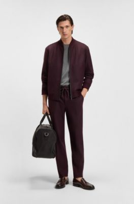 Camiseta de algod&oacute;n con estructura de espiga, Plata