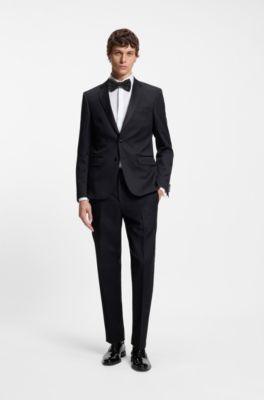 Oxford shoes in patent leather, Black