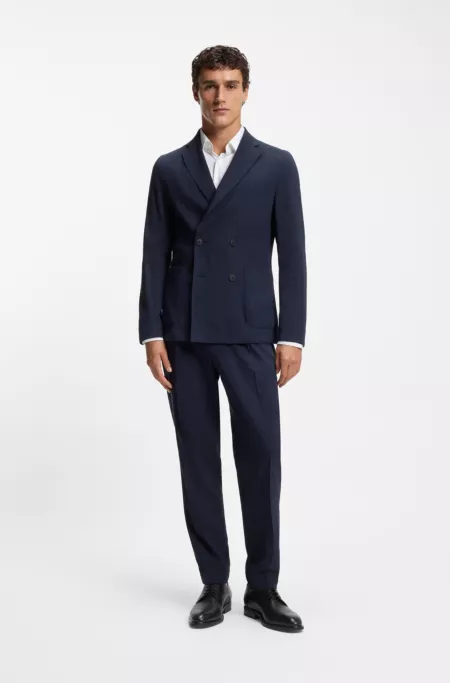 Grained-leather Derby shoes with cap toe