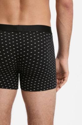 Three-pack of stretch-cotton boxer briefs, Light Beige