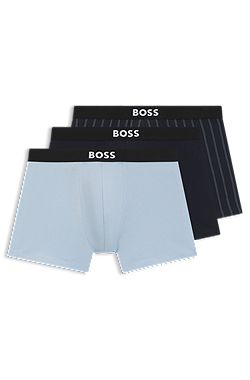 Three-pack of stretch-cotton boxer briefs