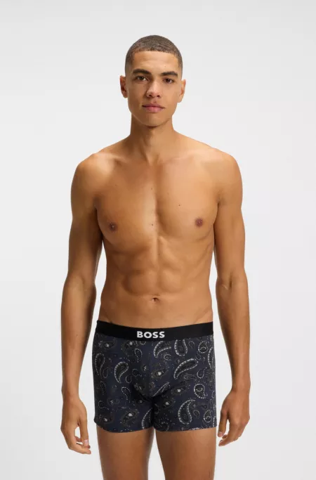 Three-pack of stretch-cotton boxer briefs