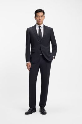 Camisa slim fit en popel&iacute;n de algod&oacute;n de planchado f&aacute;cil, Blanco