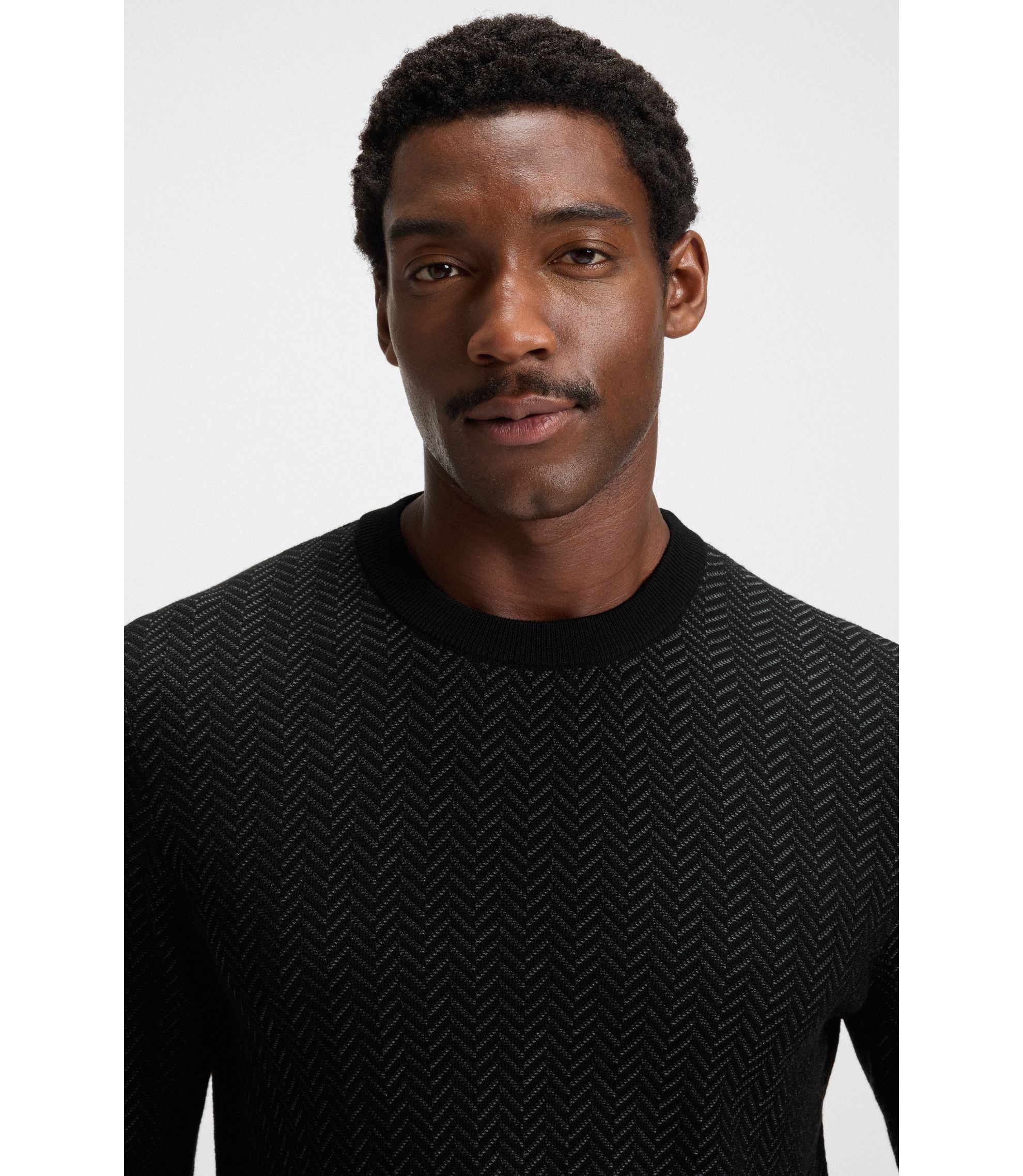 HUGO BOSS ウールセーター 黒S 新品未使用 hbna50549985_001_340?wid=1980&