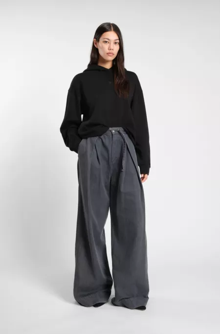 Cotton-blend hoodie with Double B monogram