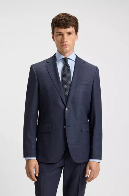 Dot-motif tie in a silk blend