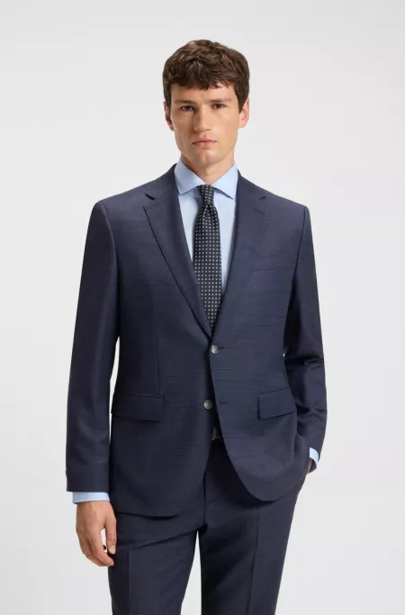 Micro-pattern tie in silk