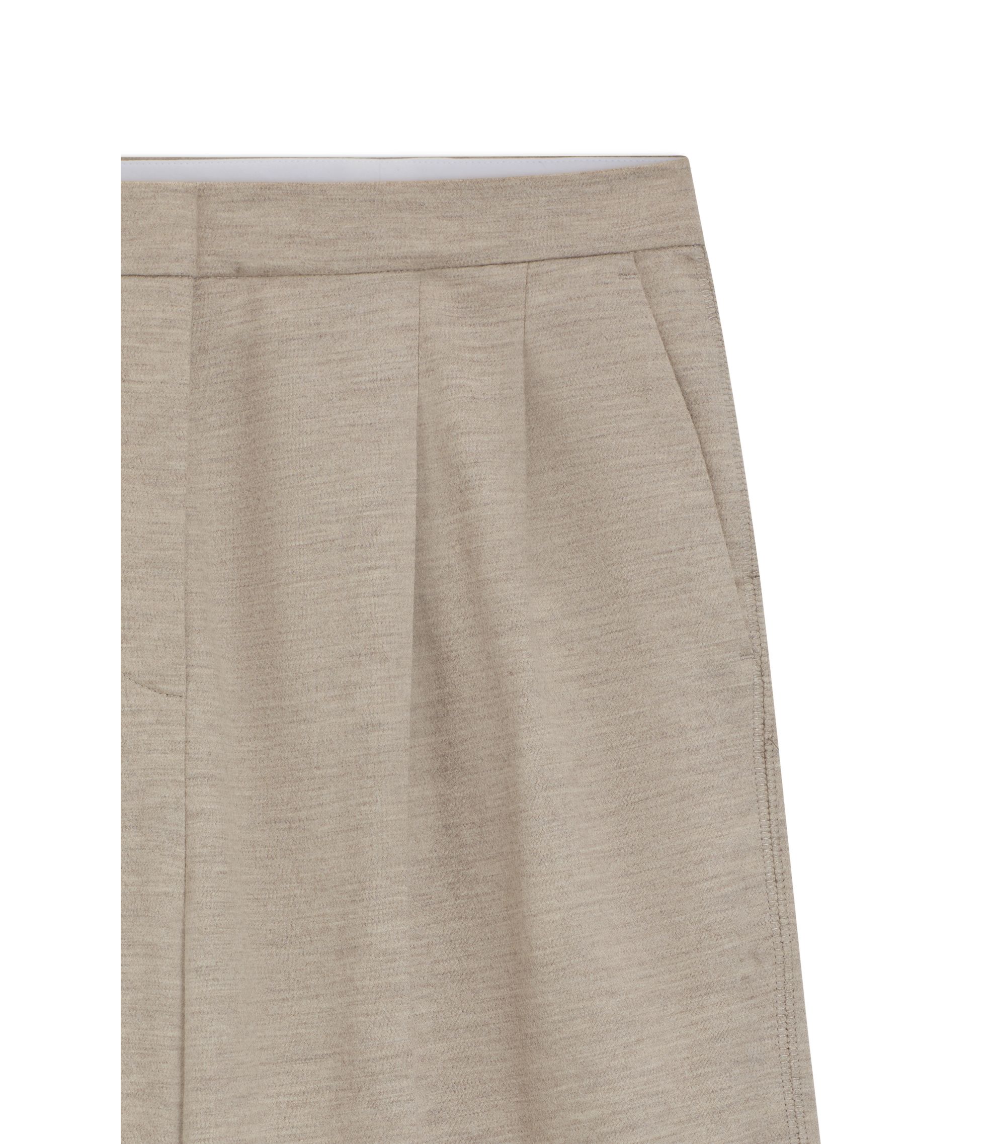 BOSS - Relaxed-fit trousers in virgin wool - Light Brown