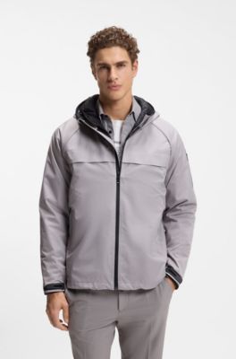 Three-in-one jacket with detachable inner, Light Grey