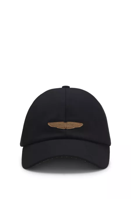 BOSS x ASTON MARTIN virgin-wool cap with logo