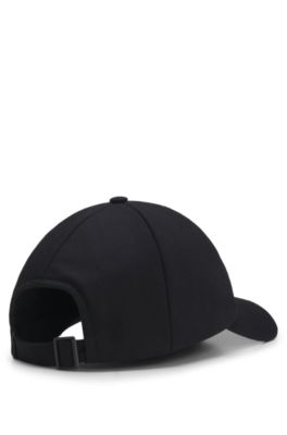 Casquette en laine m&eacute;lang&eacute;e avec logo BOSS&nbsp;x&nbsp;ASTON&nbsp;MARTIN, Noir