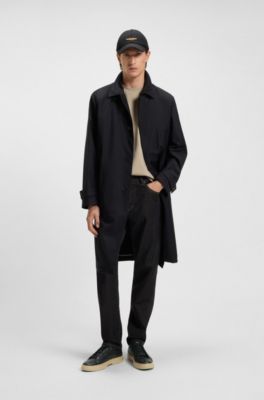 Casquette en laine m&eacute;lang&eacute;e avec logo BOSS&nbsp;x&nbsp;ASTON&nbsp;MARTIN, Noir