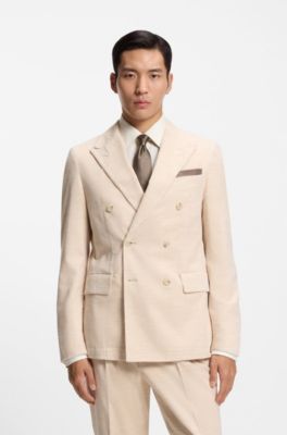 Corbata de jacquard de seda confeccionada en Italia, Marr&oacute;n