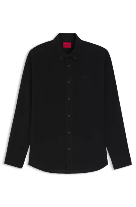 Relaxed-fit shirt in cotton corduroy