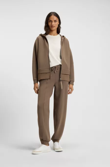 Mercerised-cotton T-shirt with Double B monogram