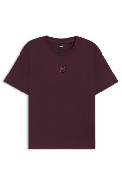 Camiseta de algodón mercerizado con monograma Double B