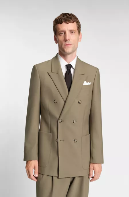 Relaxed-fit jacket in stretch fabric