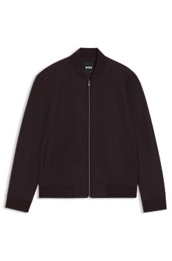 Veste Slim en flanelle stretch brossée