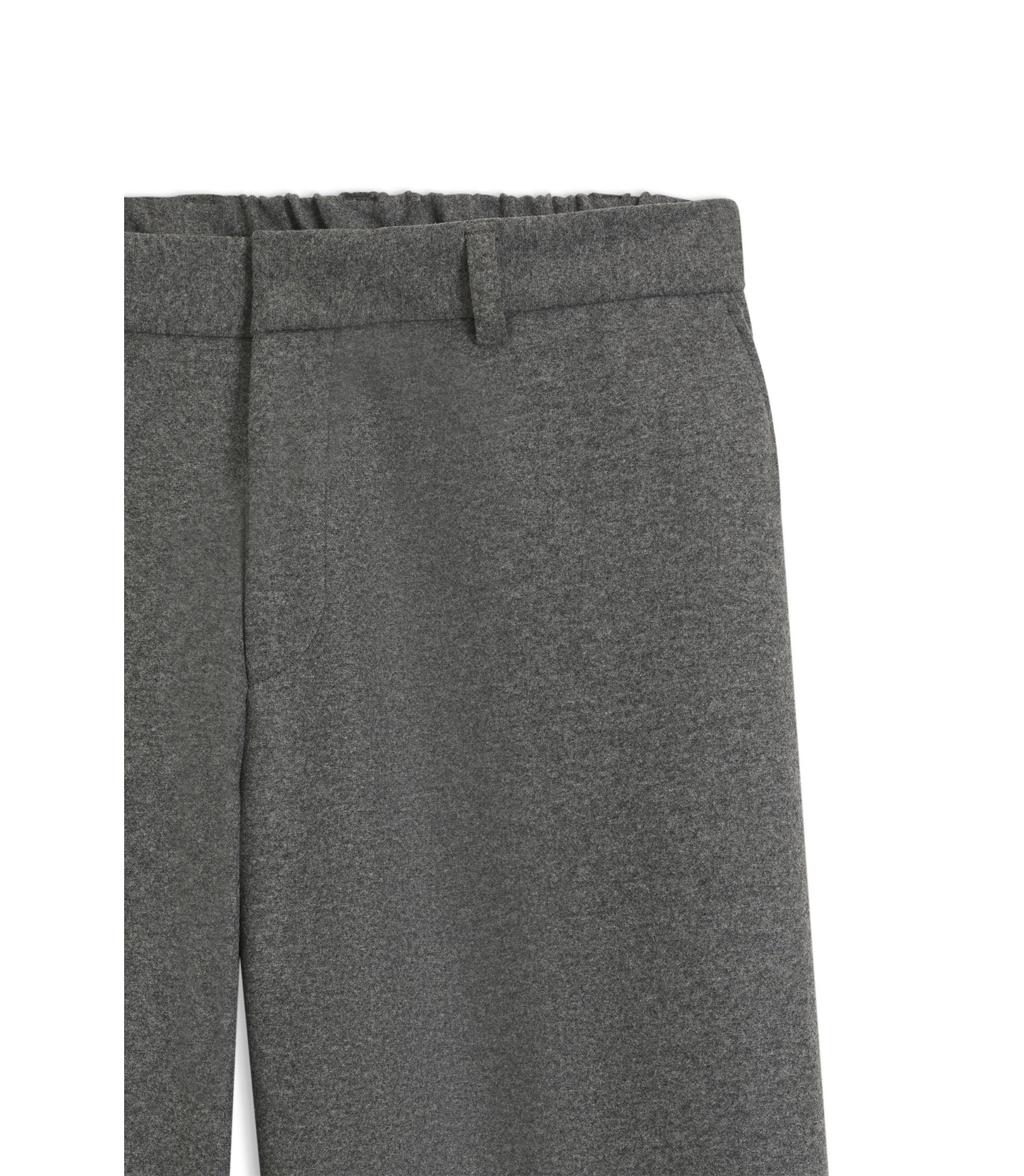 BOSS - Formal trousers in performance flannel - Grey