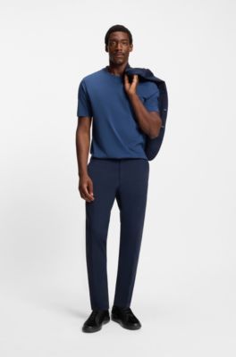 Deportivas Gary con apliques de piel, Negro