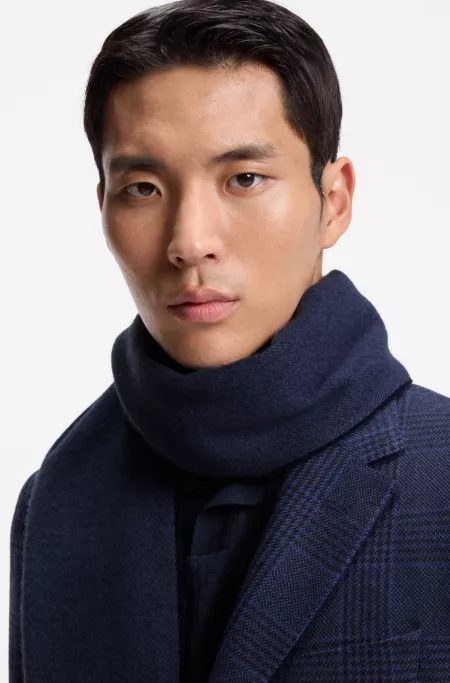 Double-faced cashmere scarf