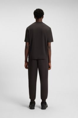 Camiseta HUGO&nbsp;x&nbsp;RB oversize de algod&oacute;n con logo de toro, Marr&oacute;n oscuro