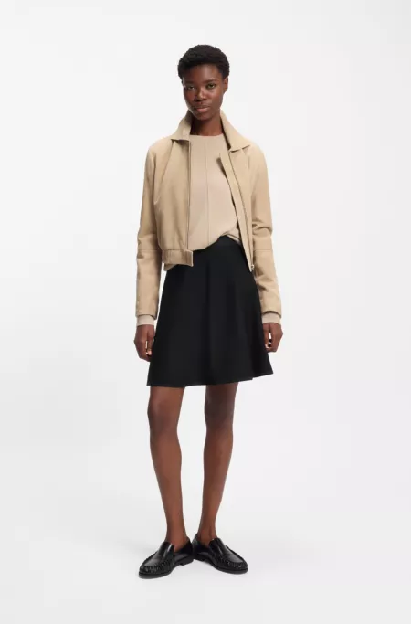 Mini skirt in stretch jersey