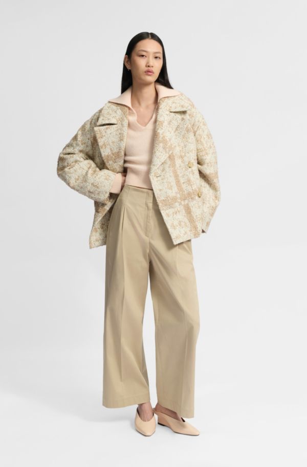Relaxed-fit culottes in stretch cotton - image 2