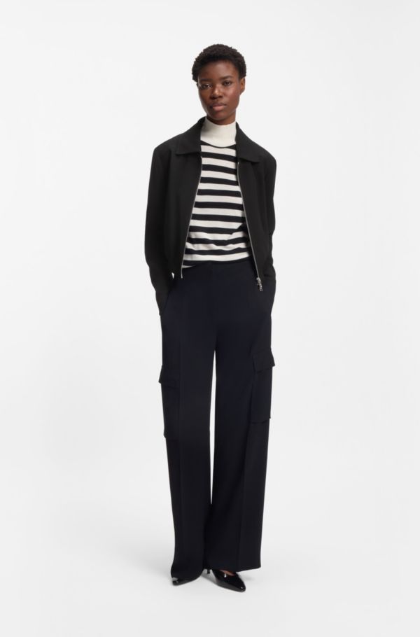 Regular-fit blazer in soft crepe - image 2