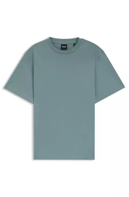 Relaxed-fit T-shirt in mercerized cotton
