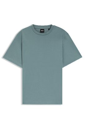 Relaxed-fit T-shirt in mercerized cotton