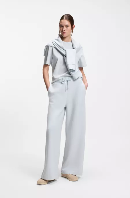 Relaxed-fit T-shirt in mercerized cotton