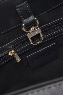 Saca con colgante de monograma Double&nbsp;B, Negro