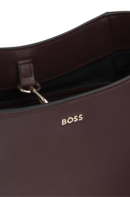 Bucket bag with Double B monogram charm, Light Purple