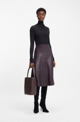 Sac seau avec breloque &agrave; monogramme Double&nbsp;B, Violet clair