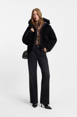 Clutch bag with debossed logo, Black