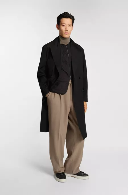 THE CHANGE water-repellent coat with detachable vest