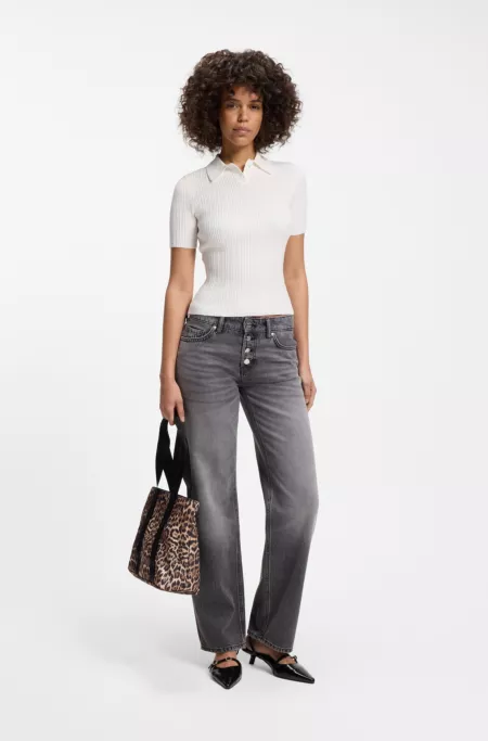 Tote bag with leopard print